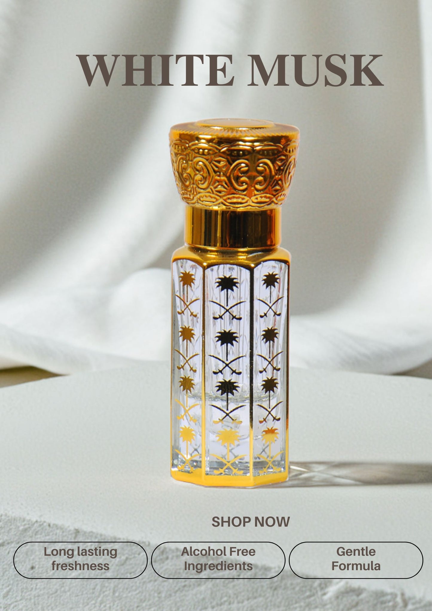 White Musk  | Attar For Women's| Long Lasting and Premium Quality Attar